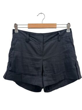 Theory Black Tailored Shorts